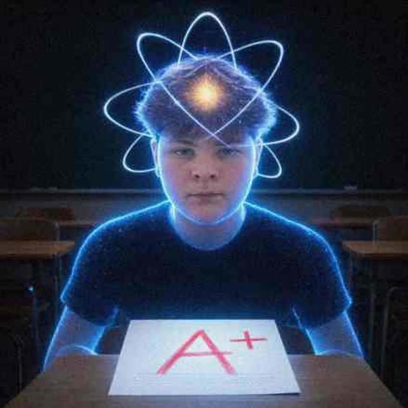 Quant Kid with an A+ test